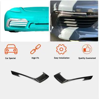 Fog Light Covers (2016-2019, Carbon) Porsche Boxster/Cayman 982 (718) 2016- photo 2