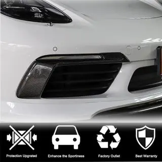 Fog Light Covers (2016-2019, Carbon) Porsche Boxster/Cayman 982 (718) 2016- photo 3
