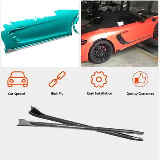 Side Skirts V1 (2016-2019, Carbon) photo 2