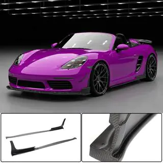 Side Skirts V2 (2016-2019, Carbon) photo 1