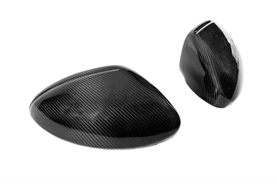 Porsche Boxster/Cayman 982 (718) 2016- Mirror Covers (Carbon) Photo 4