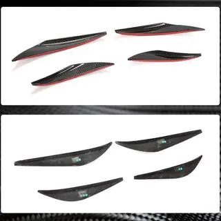 Front bumper extensions V1 (for GT3 (RS) 2017-2019, Carbon) Porsche 911 (991) 2011–2019 photo 3