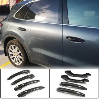 Carbon Door Handle Covers Porsche Cayenne 2018- photo 1