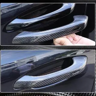 Carbon Door Handle Covers Porsche Cayenne 2018- photo 4