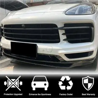 Front Lip Overlay (for Base 2018-2023, Carbon) Porsche Cayenne 2018- photo 3