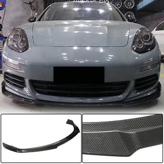 Front Bumper Lip Spoiler (for Base 2013-2016, Carbon) photo 1