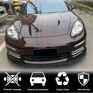 Front Bumper Lip Spoiler (for Base 2013-2016, Carbon) photo 3
