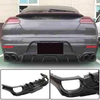 Rear Bumper Diffuser (2013-2016, Carbon) photo 1
