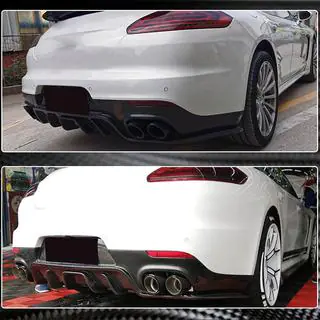 Rear Bumper Diffuser (2013-2016, Carbon) photo 4