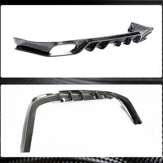 Rear Bumper Diffuser (2009-2013, Carbon) photo 4
