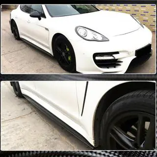 Side Skirts V1 (2009-2013, Carbon) photo 3