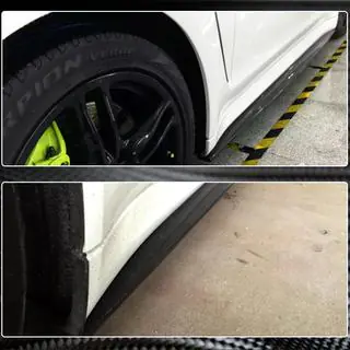 Side Skirts V1 (2009-2013, Carbon) photo 4