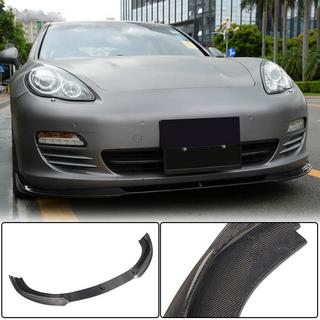 Front Bumper Lip Spoiler (for Base 2009-2013, Carbon) photo 1