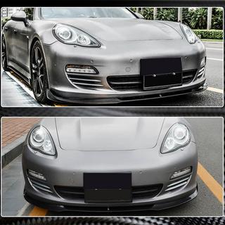 Front Bumper Lip Spoiler (for Base 2009-2013, Carbon) photo 4