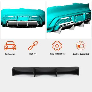 Rear Bumper Diffuser (for 2019-2024 Turbo S SD, Carbon) photo 2
