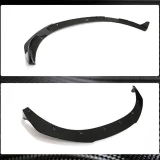 Front Bumper Lip Spoiler (for 2019-2024 Turbo S, Carbon) photo 4