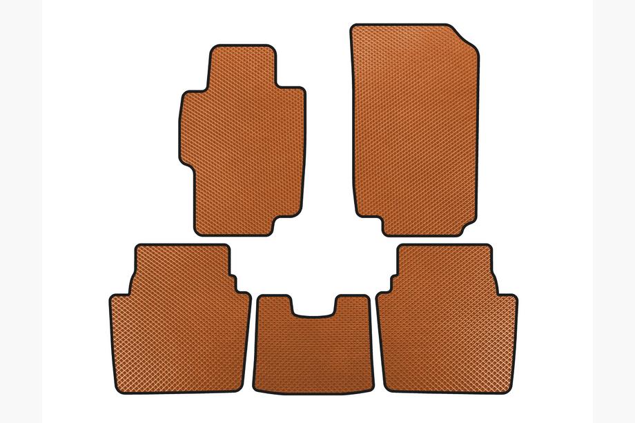 Honda Accord VII 2002-2007 EVA Floor Mats (SD, Orange) Image