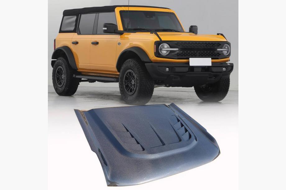 Ford Bronco 2021- Hood (Carbon) Image