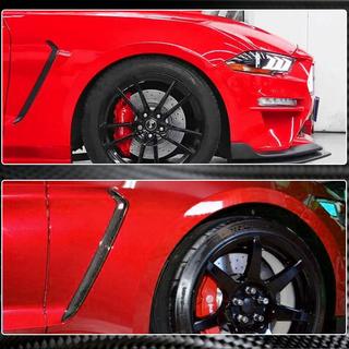 Front fender trims (2018-2023, Carbon) Ford Mustang 2015-2023 photo 2