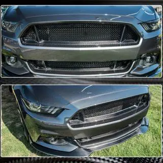 Front Grille (2015-2017, Carbon) Ford Mustang 2015-2023 photo 4