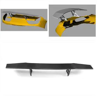 Spoiler V1 (2011-2013, Carbon) Ferrari 458 Italia 2009-2015 photo 2