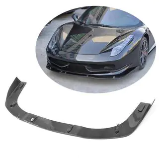 Front Bumper Lip Spoiler (2011-2013, Carbon) Ferrari 458 Italia 2009-2015 photo 1