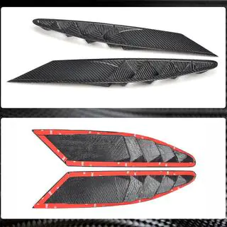 Front Bumper Extensions V1 (2011-2013, Carbon) Ferrari 458 Italia 2009-2015 photo 4