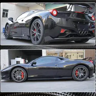Side Skirts (2011-2013, Carbon) Ferrari 458 Italia 2009-2015 photo 4