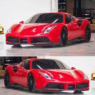 Carbon Front Bumper Flaps (2015-2019) Ferrari 488 GTB 2015-2019 photo 2