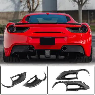 Tail Light Covers (2015-2017, Carbon) photo 1