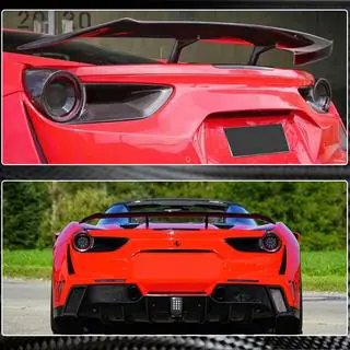 Tail Light Covers (2015-2017, Carbon) photo 3