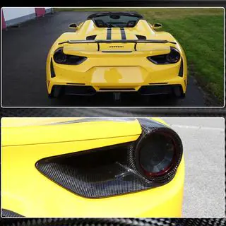 Tail Light Covers (2015-2017, Carbon) photo 4