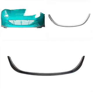 Front Bumper Lip Spoiler (2015-2018, Carbon) Ferrari California 2008-2017 photo 2