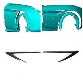 Carbon Front Fender Covers (2015-2018) photo 2