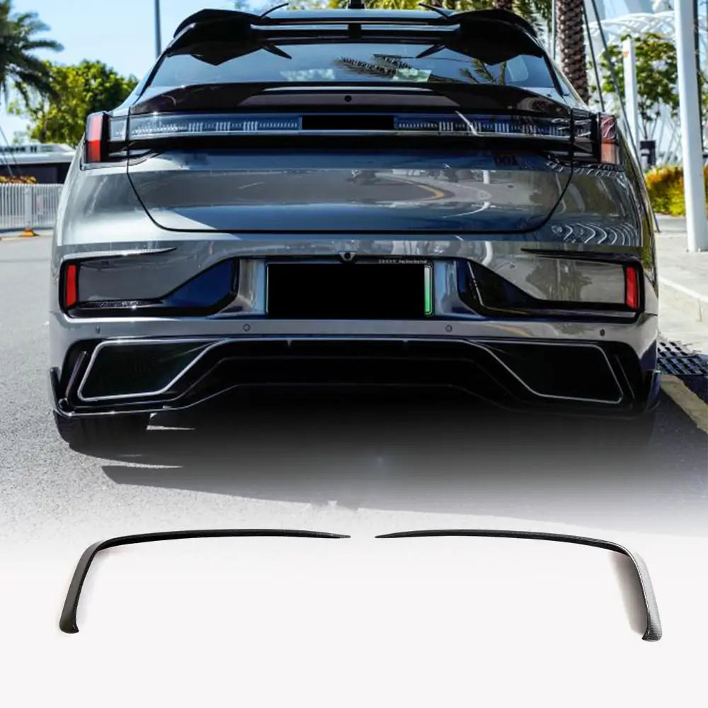 Rear bumper cover (2021-2024, Carbon) photo 1