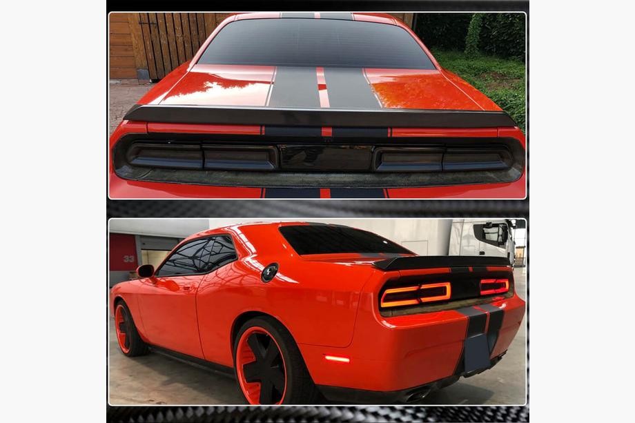 Dodge Challenger 2008-2023 Spoiler (2008-2014, Carbon) Photo 4