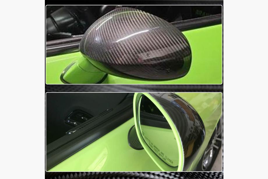Dodge Challenger 2008-2023 Mirror Covers (Carbon) Photo 3