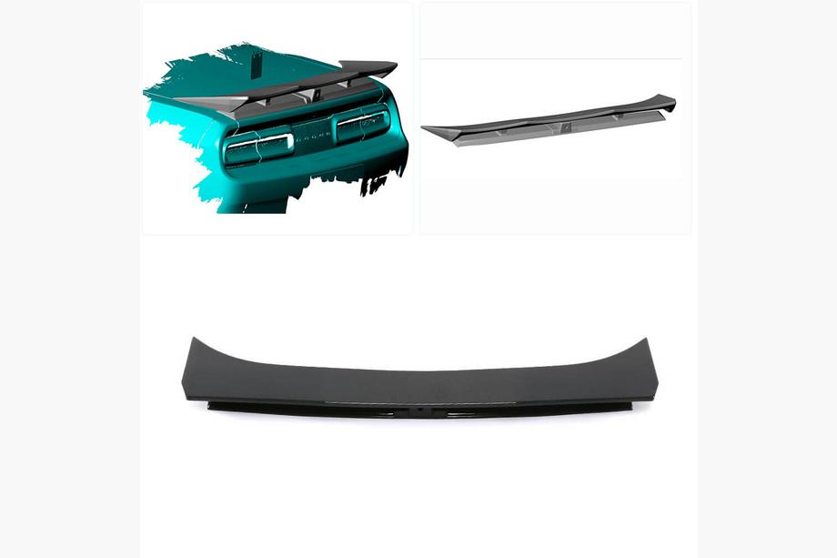 Dodge Challenger 2008-2023 Spoiler V1 (2015-2019, Carbon) Photo 2