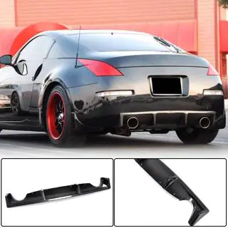 Rear Bumper Diffuser (2003-2009, Carbon) photo 1