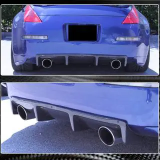 Rear Bumper Diffuser (2003-2009, Carbon) photo 4