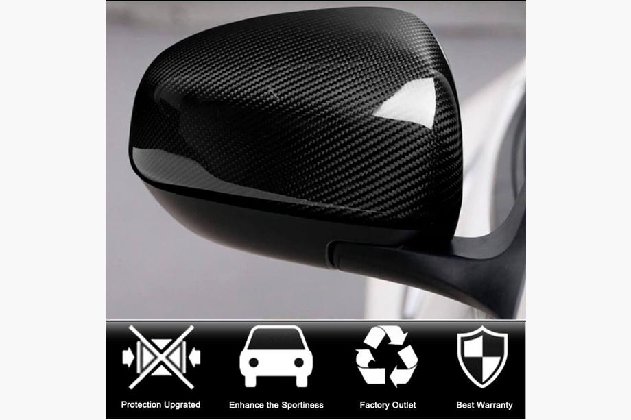 Nissan 370Z 2008-2021 Mirror Covers (Carbon) Photo 2