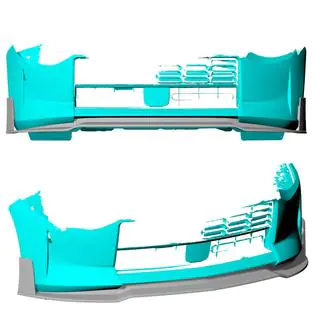 Front Bumper Lip Spoiler (Carbon) Nissan 400Z 2022- photo 2