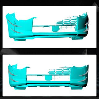 Front bumper lip (Carbon) photo 2