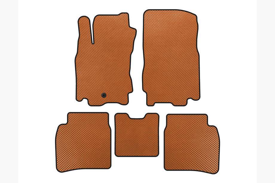 Nissan Note 2004-2012 EVA Floor Mats (Orange) Image
