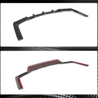 Rear Bumper Diffuser (for Base 2018-2020, Carbon) Maserati Ghibli 2013-2023 photo 4