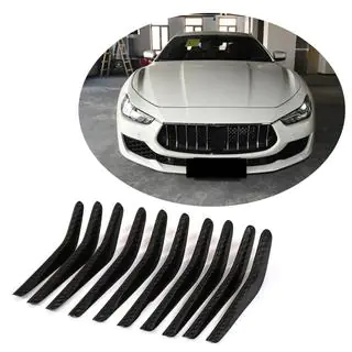 Front Grille Covers (for Base/S/S Q4 2018-2020, Carbon)