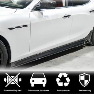 Side Skirts V3 (for Base/S/S Q4/Diesel/250 Diesel, Carbon) photo 2