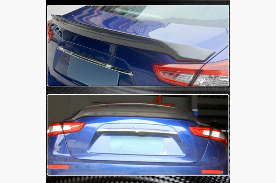 Maserati Ghibli 2013-2023 Spoiler V4 (Carbon) Photo 3