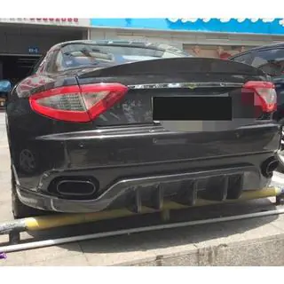 Rear Bumper Diffuser (2007-2013, Carbon) photo 2