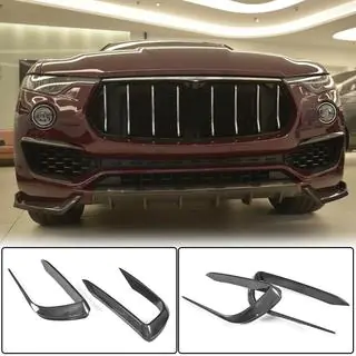 Carbon Front Bumper Covers (for Base/S) photo 1